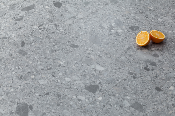 Каменно-полимерная плитка Bonkeel Tile - Grigio Terrazzo